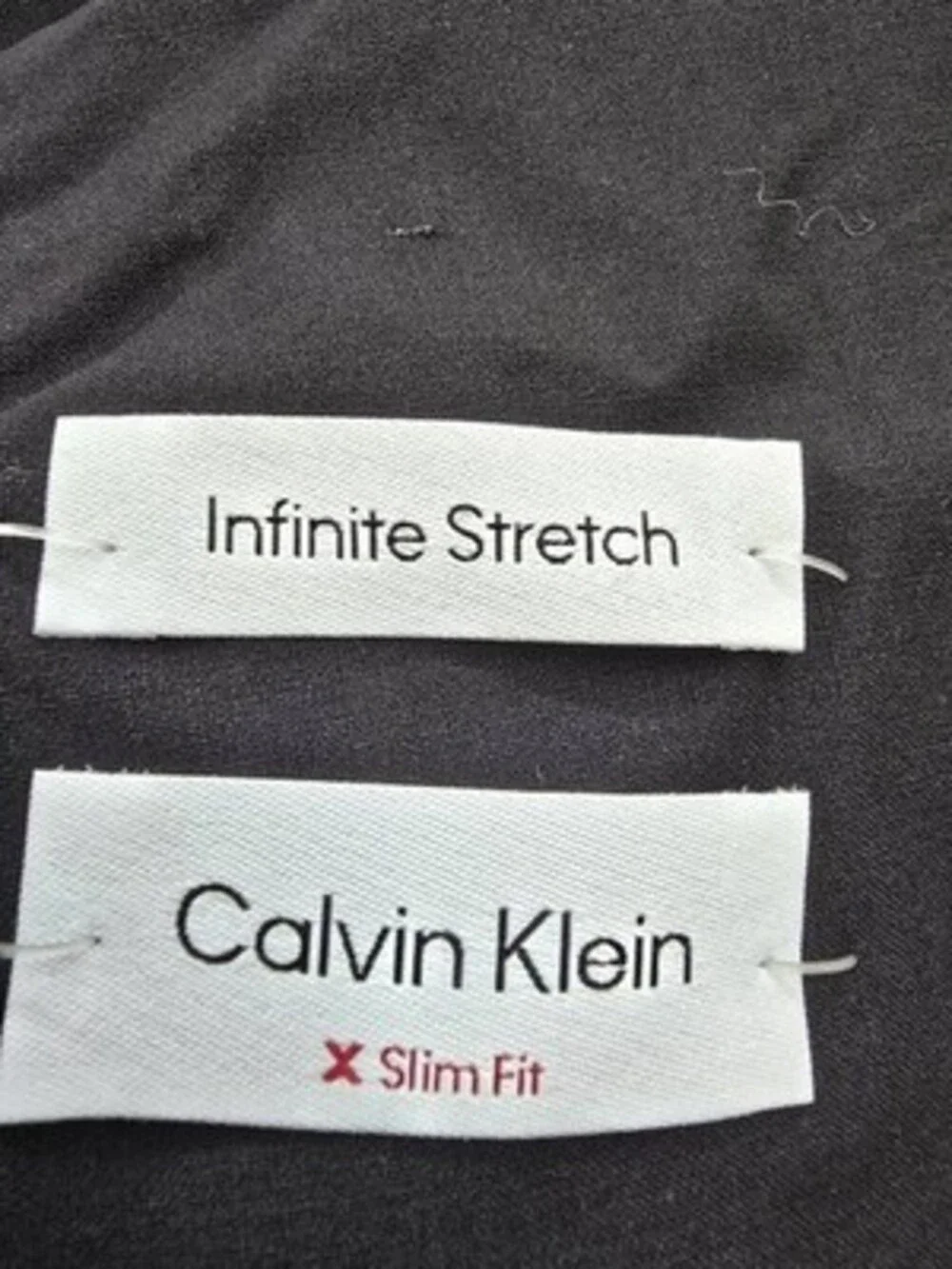 Calvin Klein Wool Blend Slim Fit Infinite Stretch Tuxedo Jacket Men's 38S Black